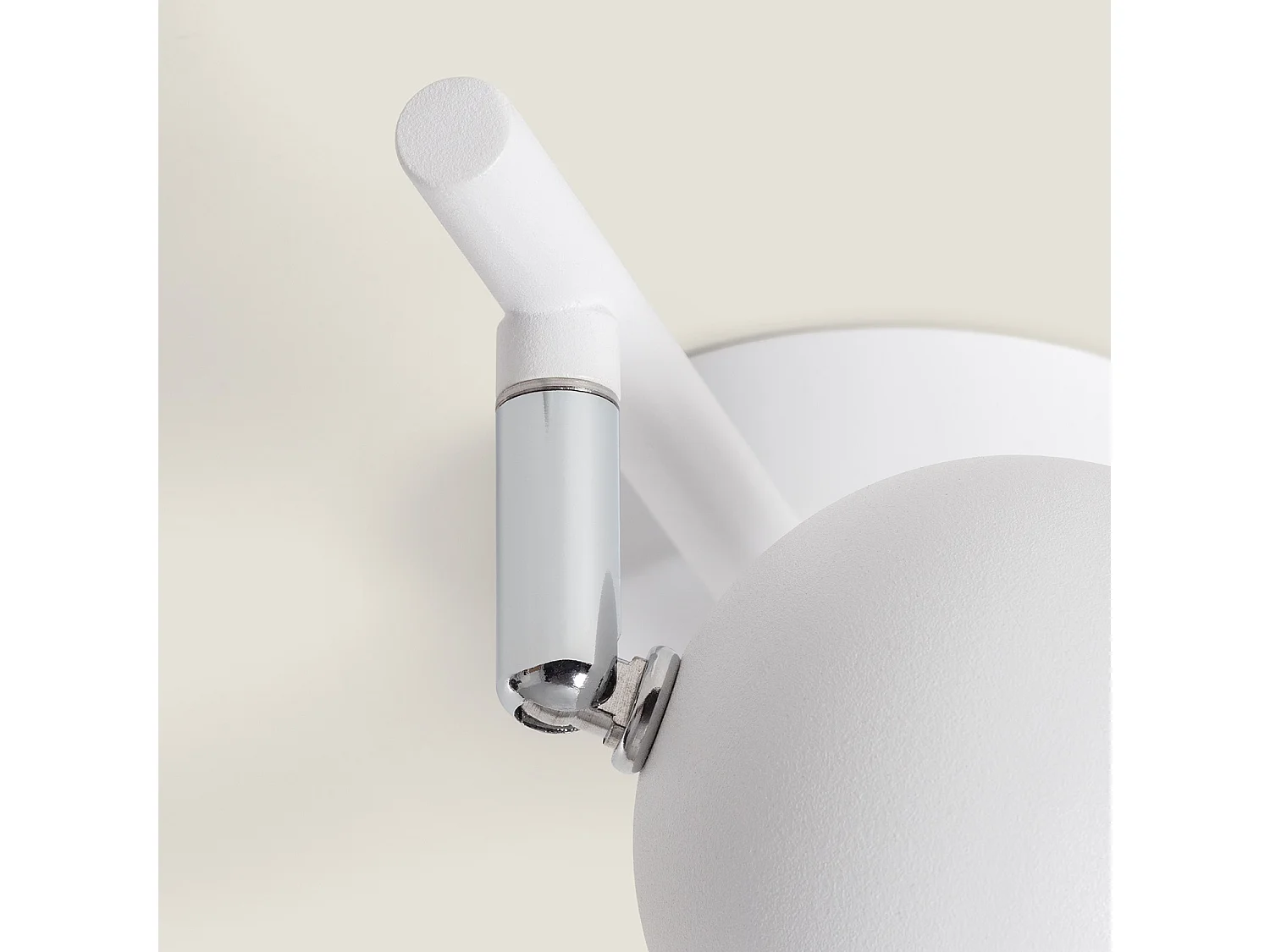 Plafonnier Orientable Aluminium Ates 3 Spots  Blanc