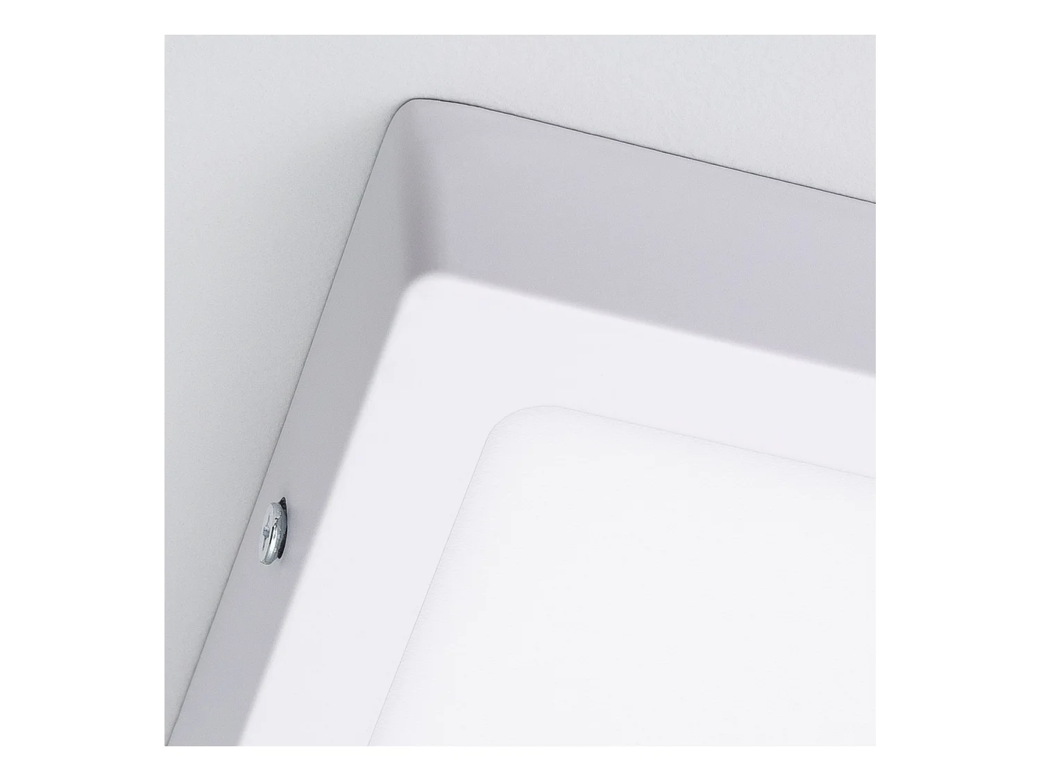 Plafoniera LED 6W Quadrato Alluminio 105x105 mm Slim CCT Selezionabile Galán SwitchDimm Naturale