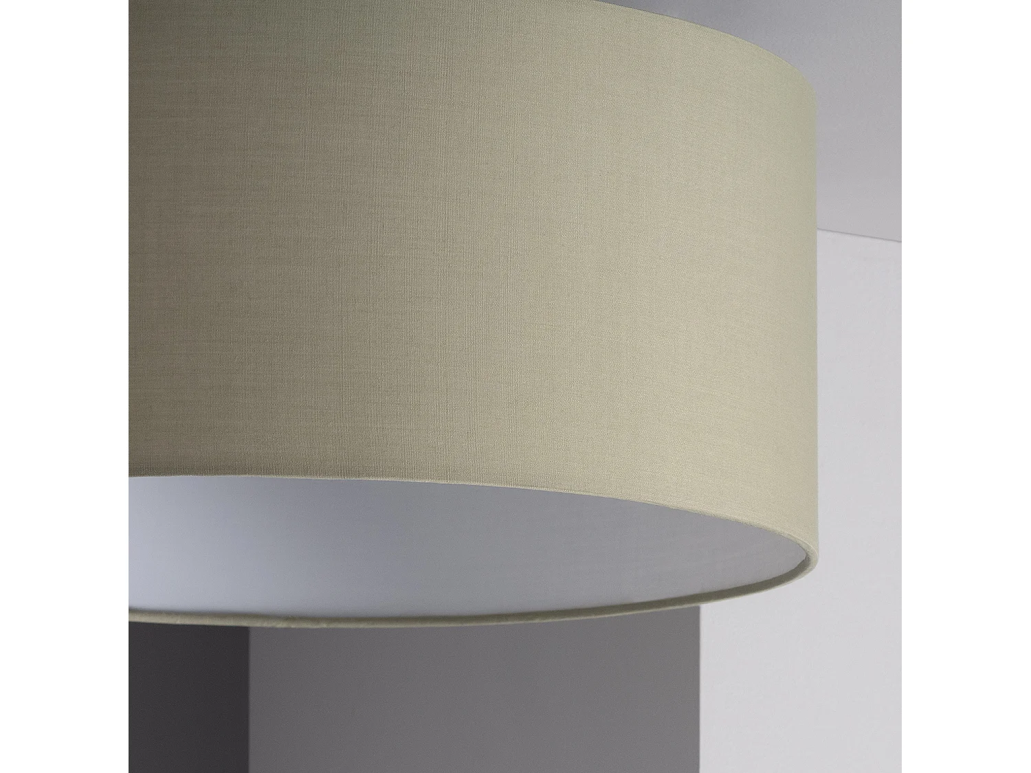 Plafón Circular Tela Ø400 mm Zani Verde