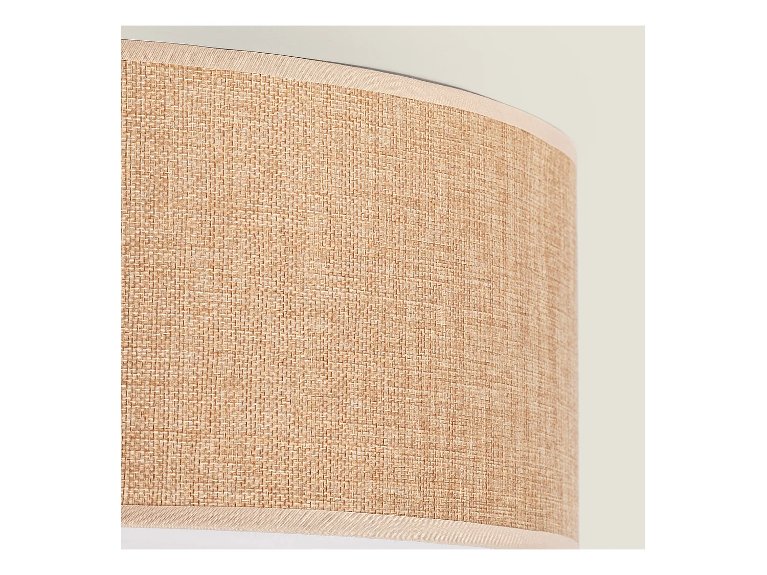 Plafón Circular Tela Ø450 mm Korsade Camel