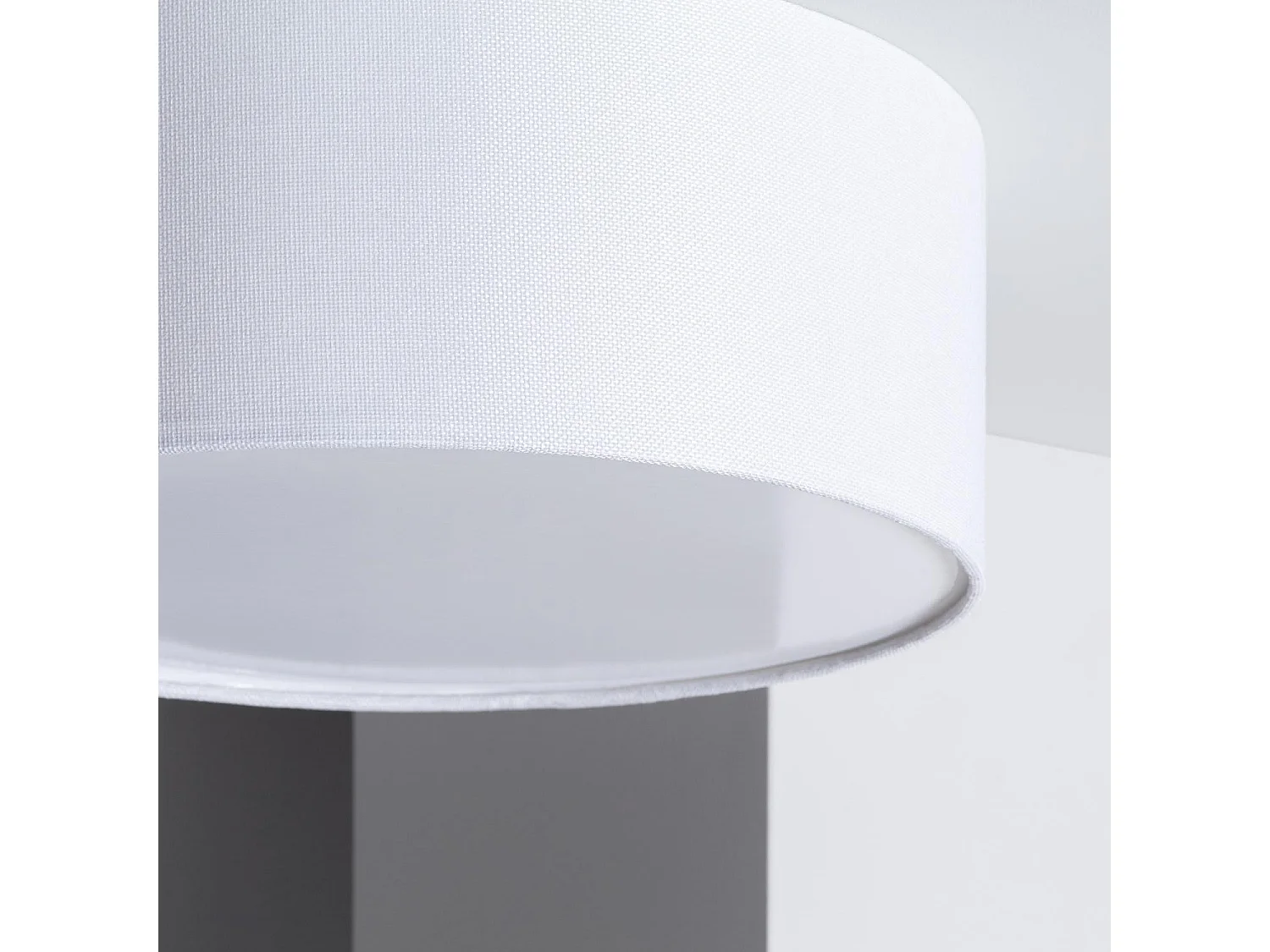 Plafonnier Rond Tissu Korsade Ø450 mm  Camel