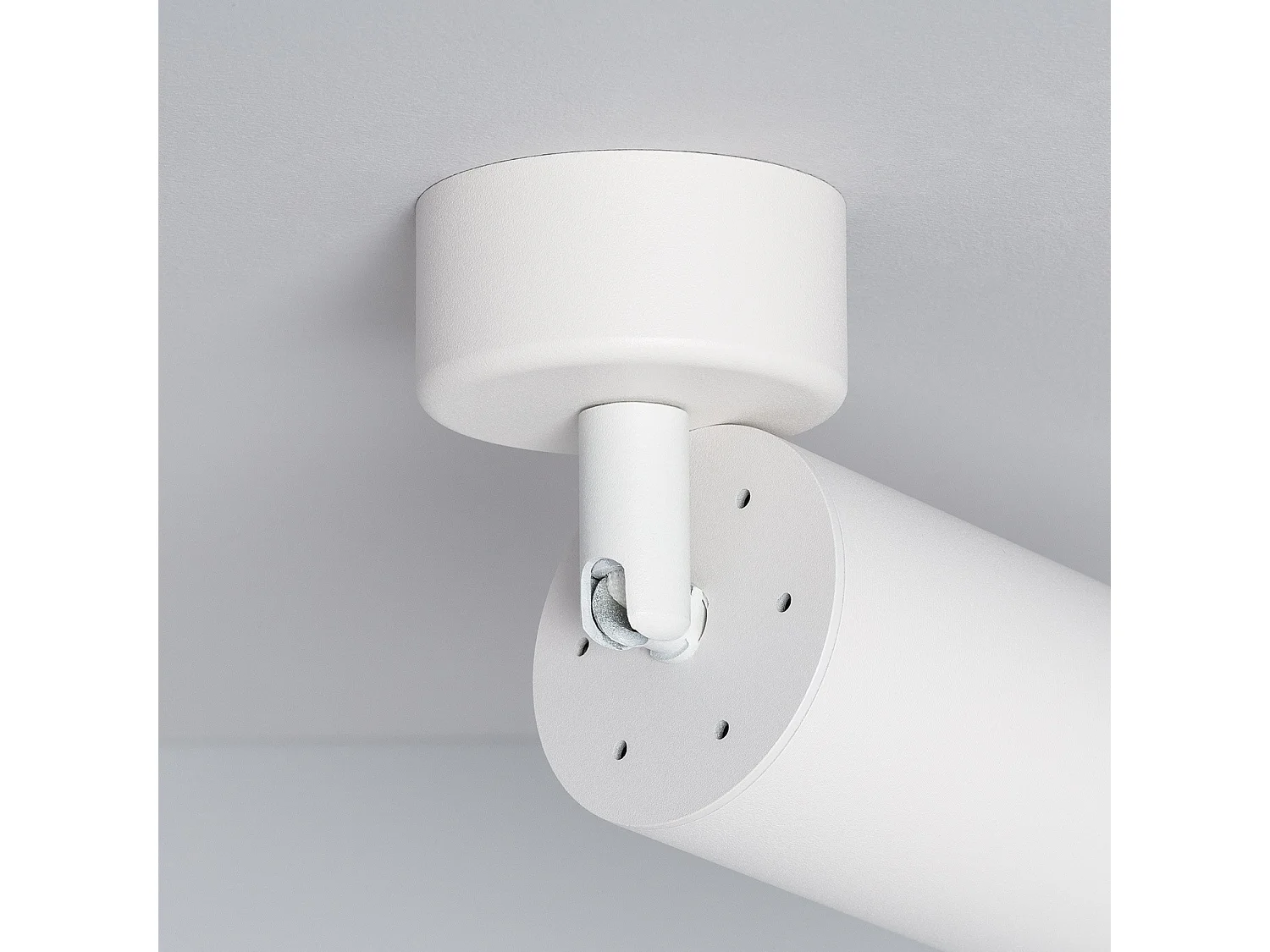 Spot à Douille Aluminium Quartz pour Ampoule GU10 Blanc