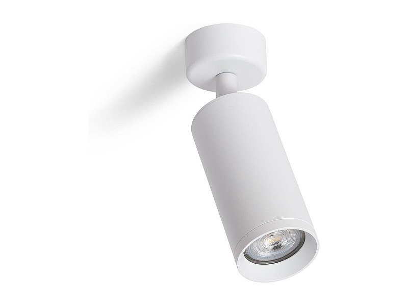 Spot à Douille Aluminium Quartz pour Ampoule GU10 Blanc