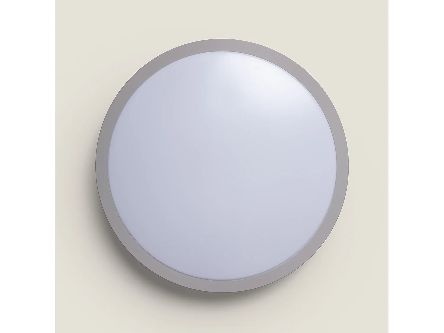 Plafonnier LED Rond 19W CCT Sélectionnable Faina Ø400 mm Gris
