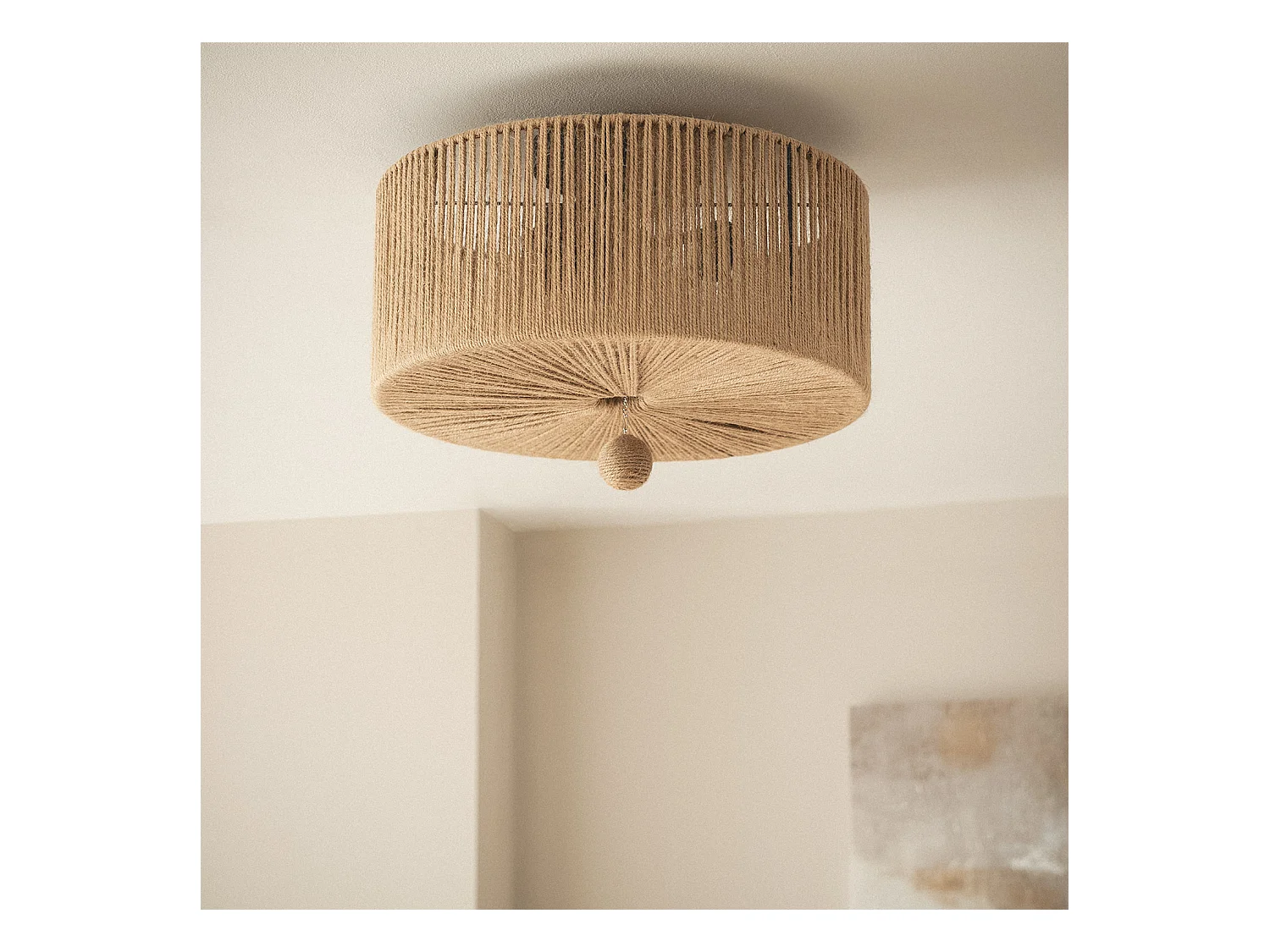 Plafonnier Corde Naturelle Modigliani Naturel