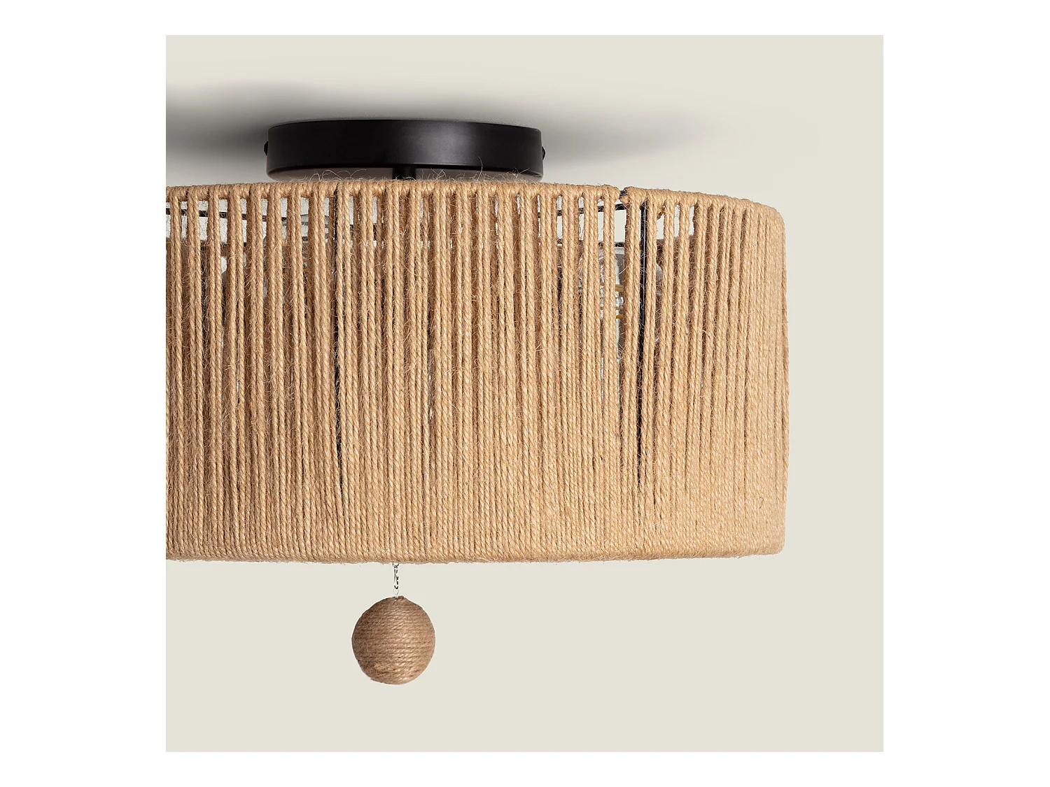 Plafonnier Corde Naturelle Modigliani Naturel