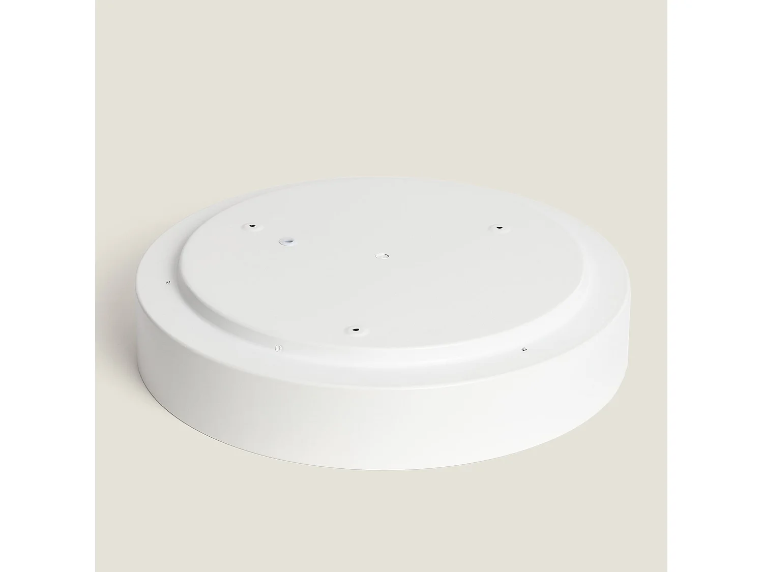 Plafoniera LED 20W Circolare Metallo Ø450 mm CCT Selezionabile Broadway Bianco