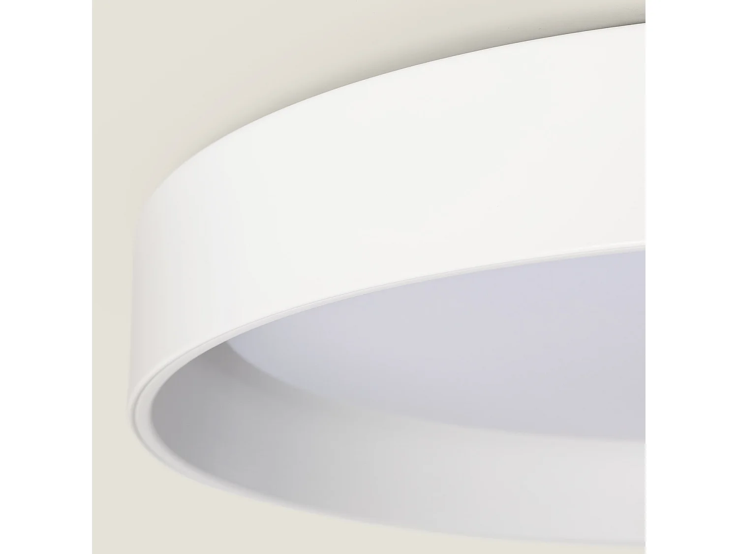 Plafón LED 30W Circular Metal Ø550 mm CCT Seleccionable Big Broadway Blanco