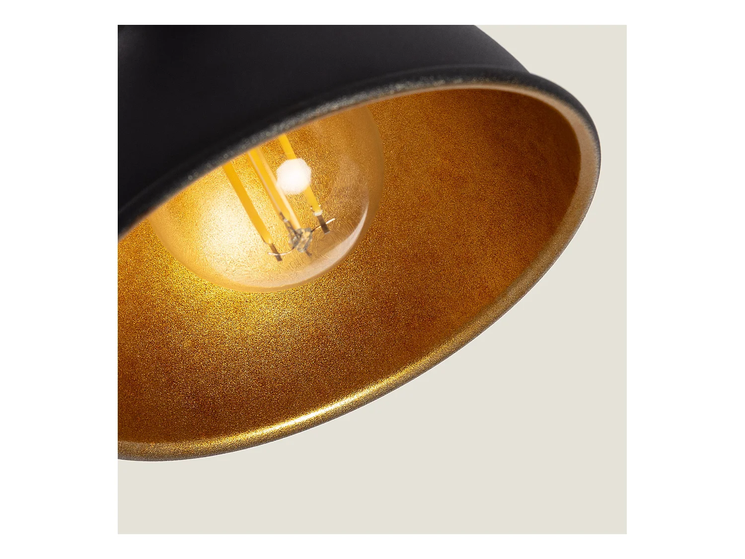 Lámpara de Techo Orientable Aluminio 2 Focos Negro Emer Negro