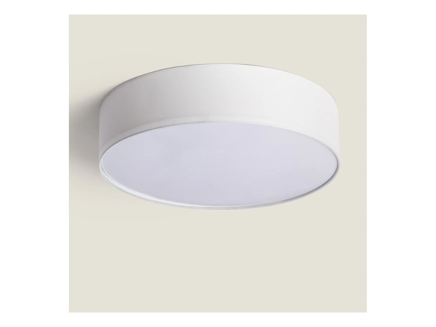 Plafón Circular Tela Ø500 mm Ranje Negro