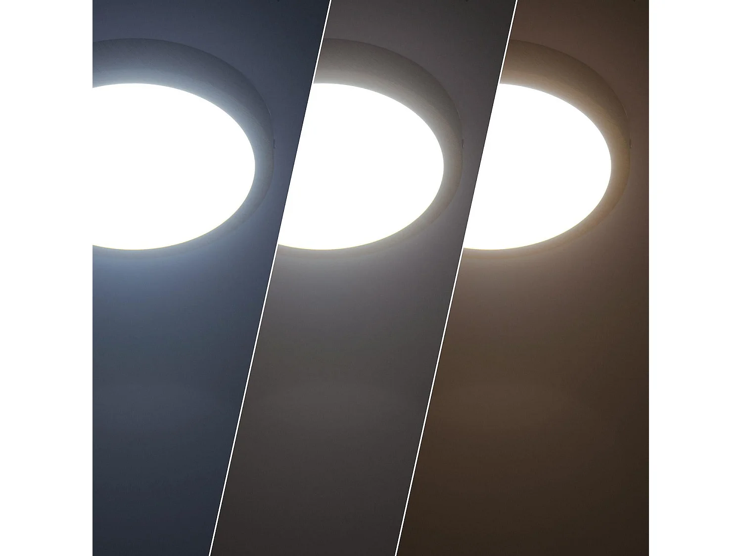 Plafón LED 18W Circular Aluminio Ø210 mm Slim CCT Seleccionable Galán SwitchDimm Natural