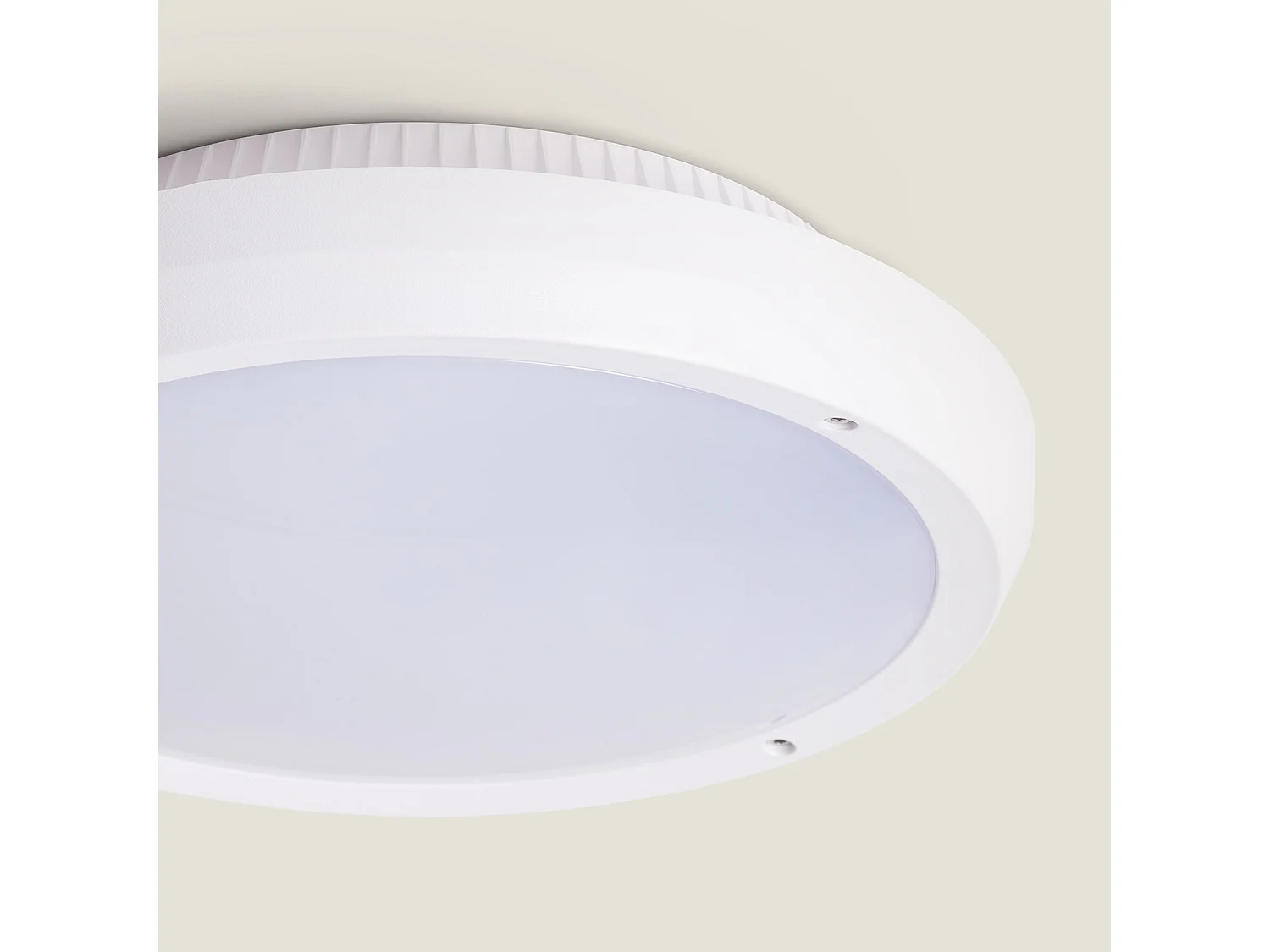 Plafonnier Rond Extérieur Curio IP65 Blanc Ø300 mm Blanc