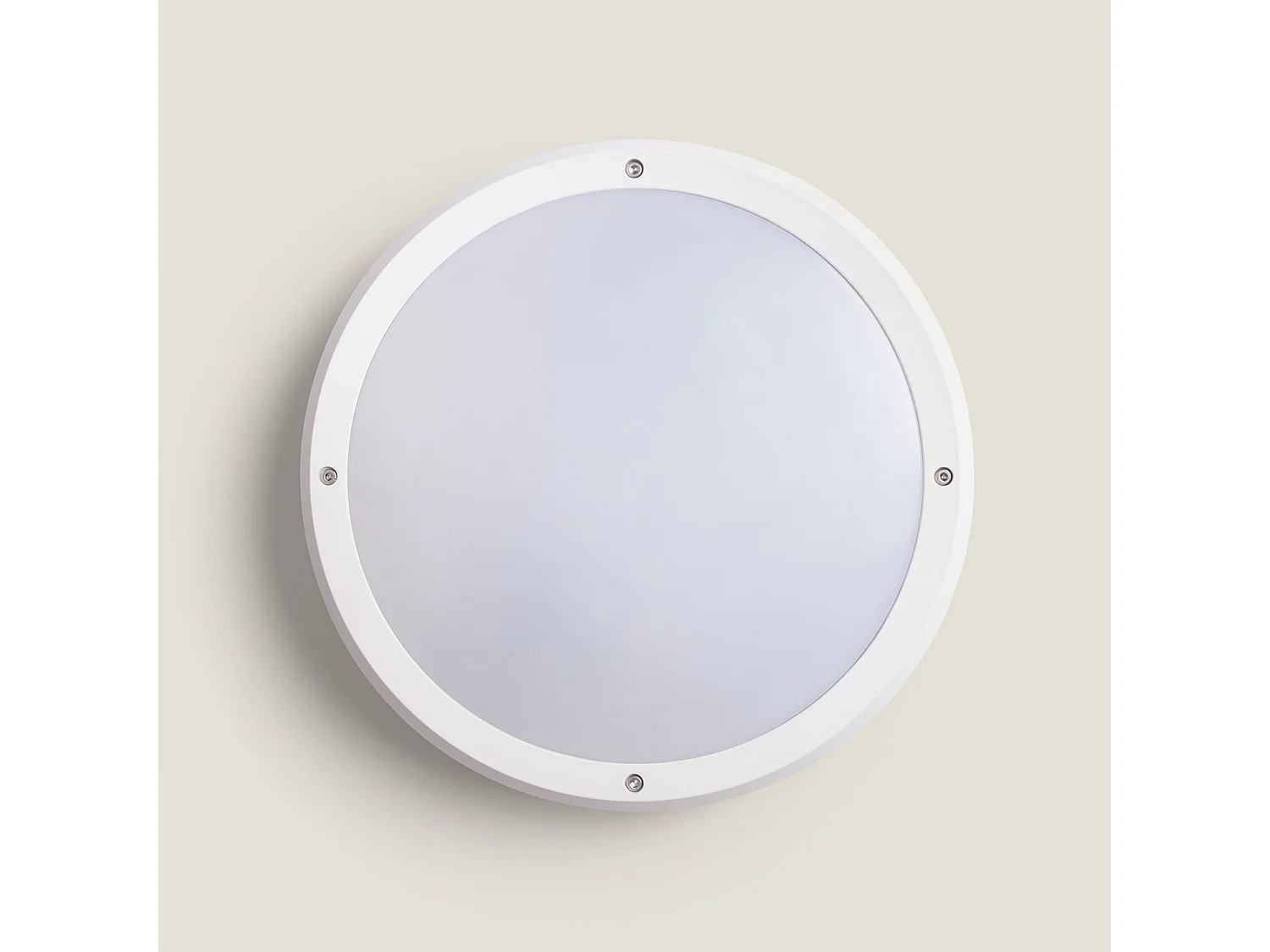 Plafonnier Rond Extérieur Curio IP65 Blanc Ø300 mm Blanc