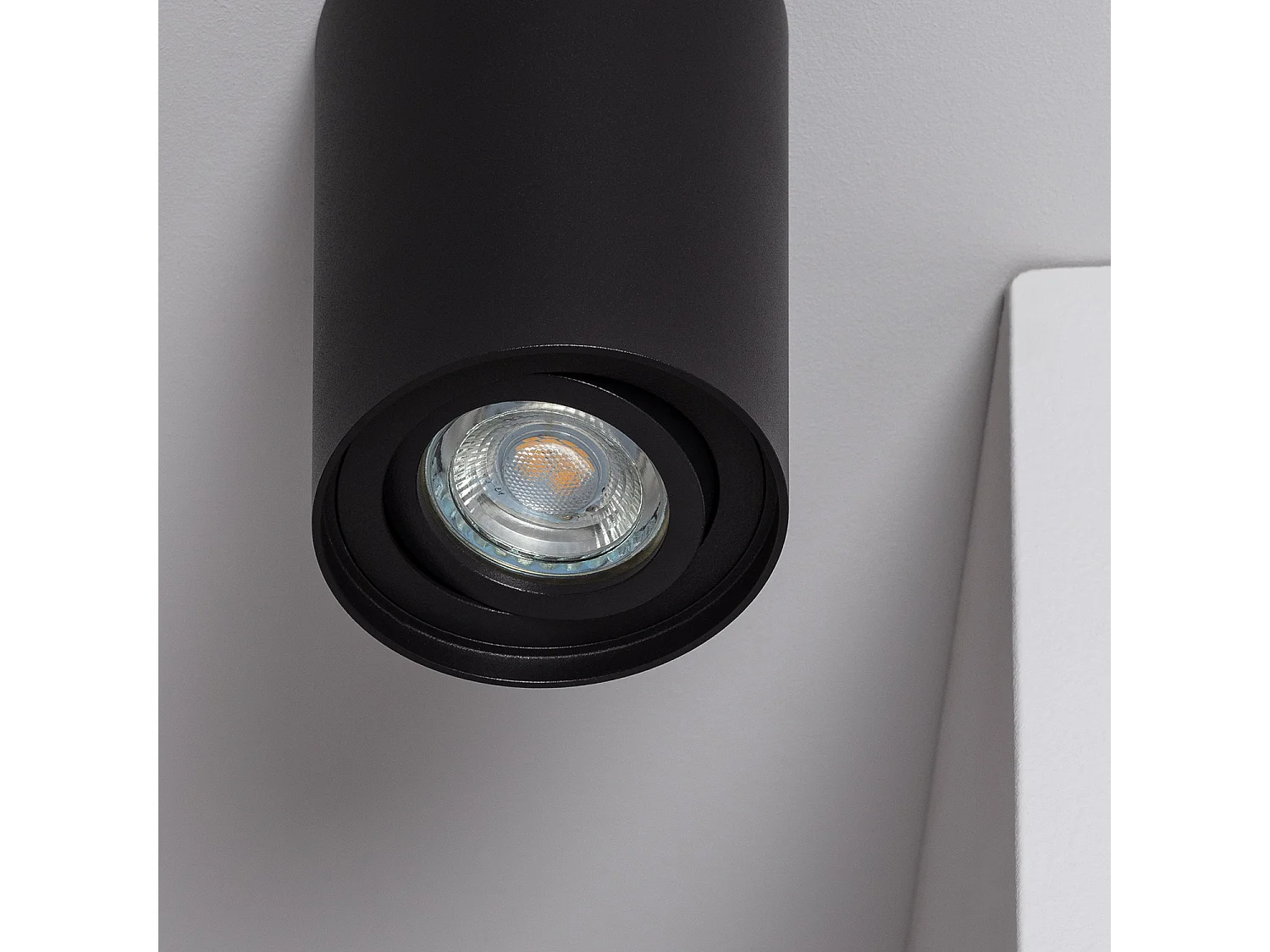 Aplique de Techo Aluminio Cuarzo Negro Negro