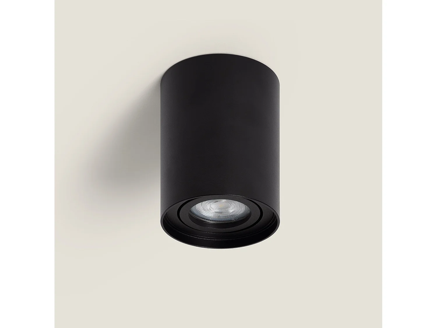 Plafonnier Aluminium Quartz Noir Noir