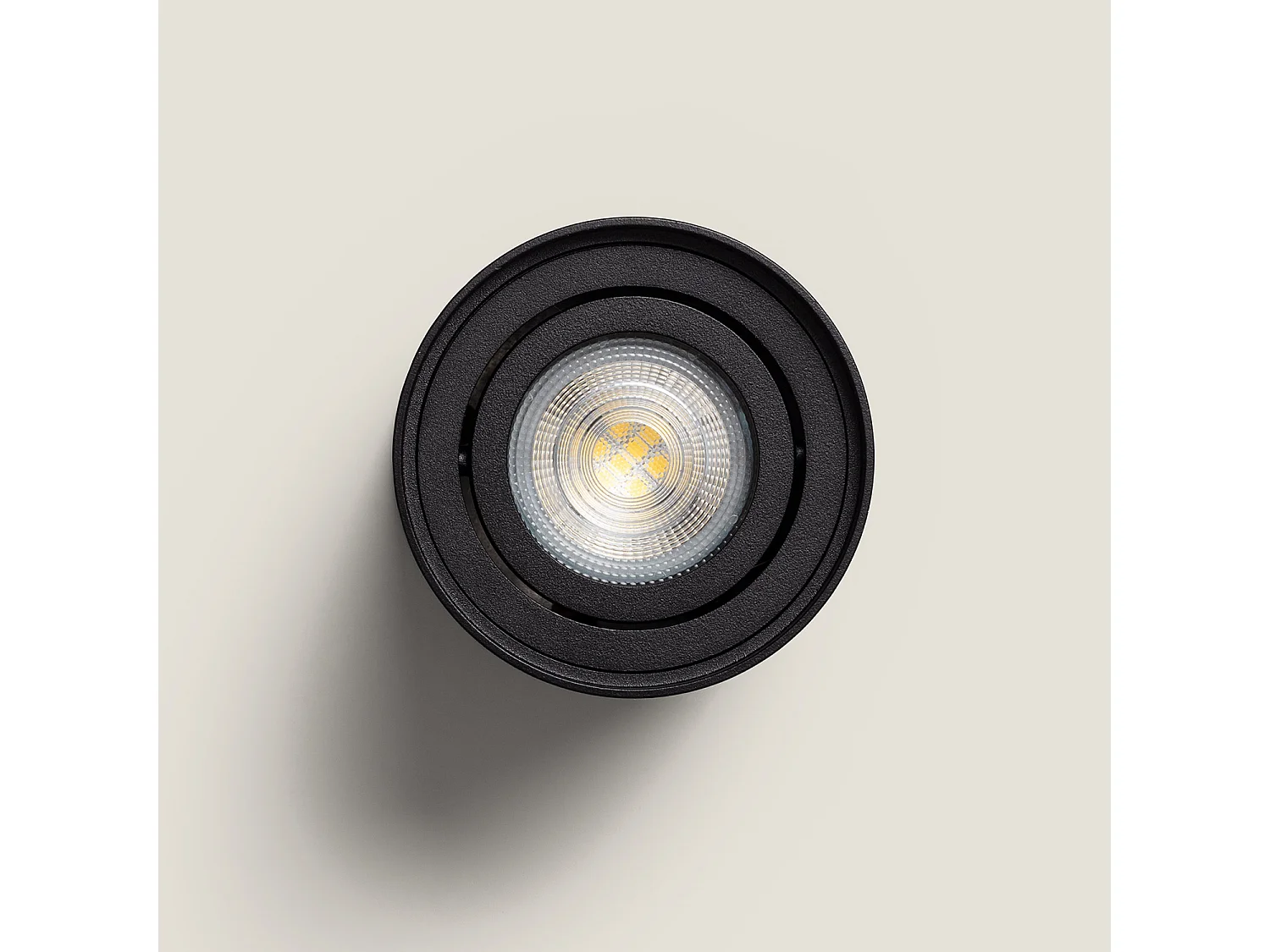 Plafonnier Aluminium Quartz Noir Noir