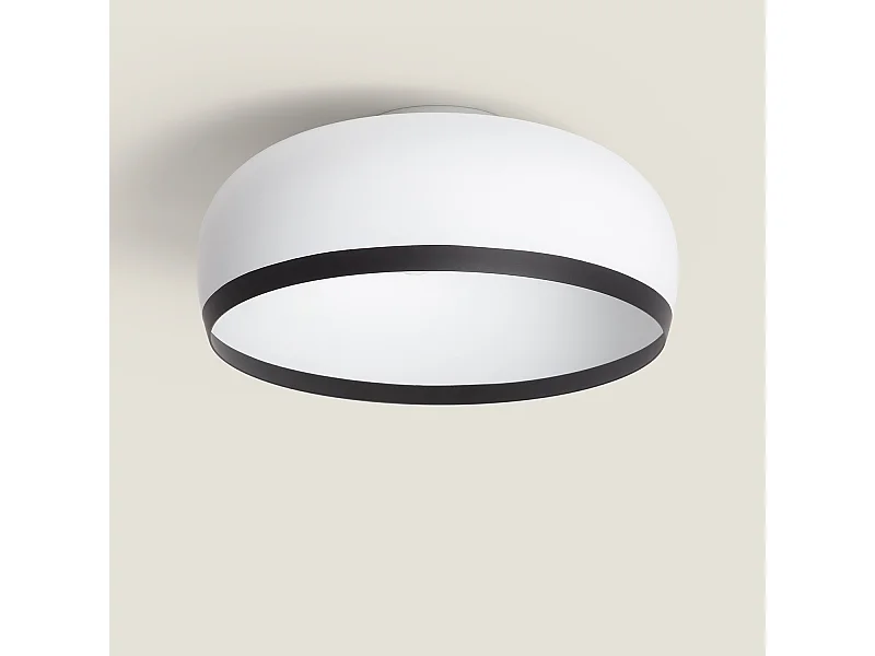 Plafón Circular Aluminio Ø300 mm Chandelier Blanco