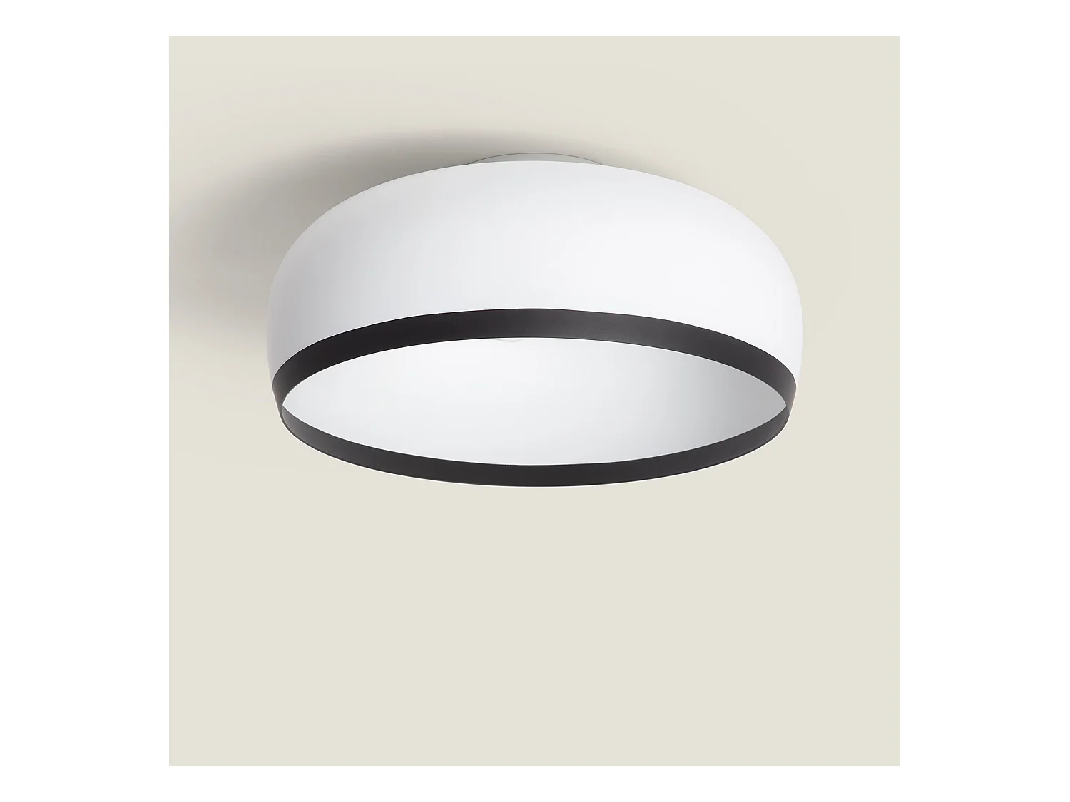 Plafón Circular Aluminio Ø300 mm Chandelier Blanco