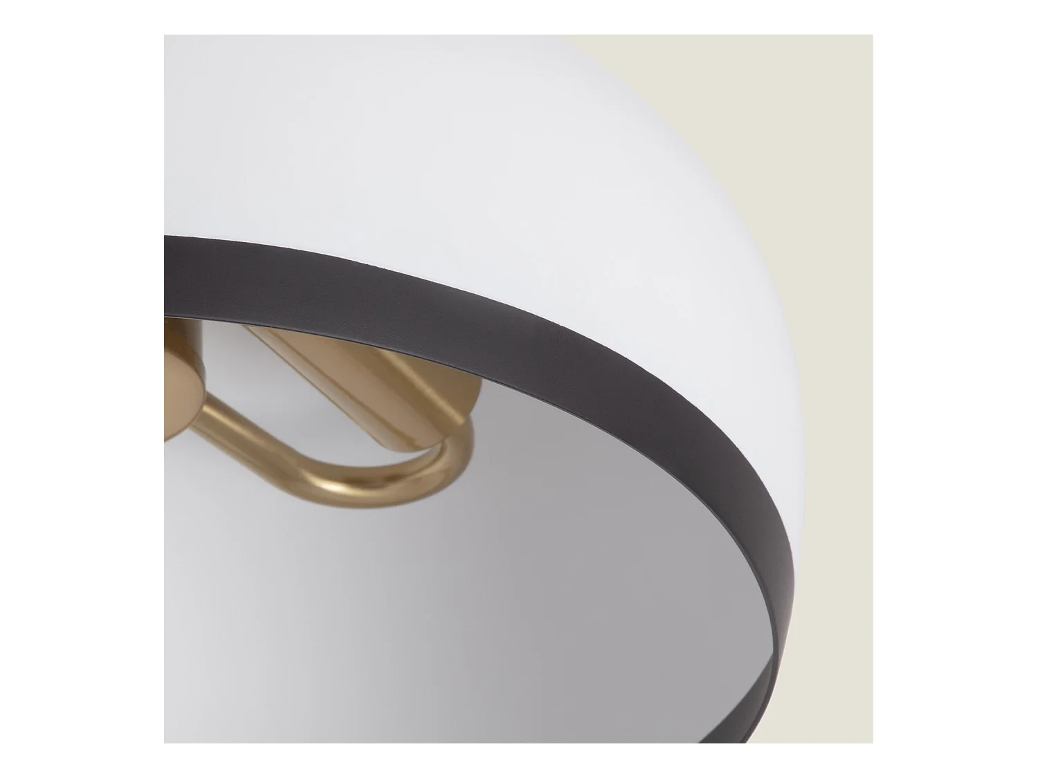 Plafón Circular Aluminio Ø300 mm Chandelier Blanco