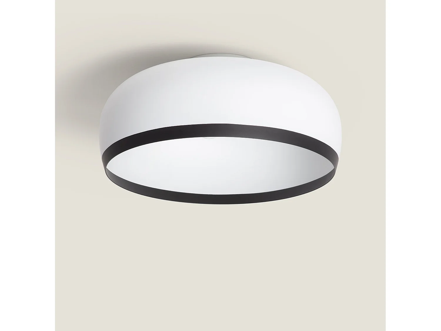 Plafonnier Rond Aluminium Ø300 mm Chandelier Blanc