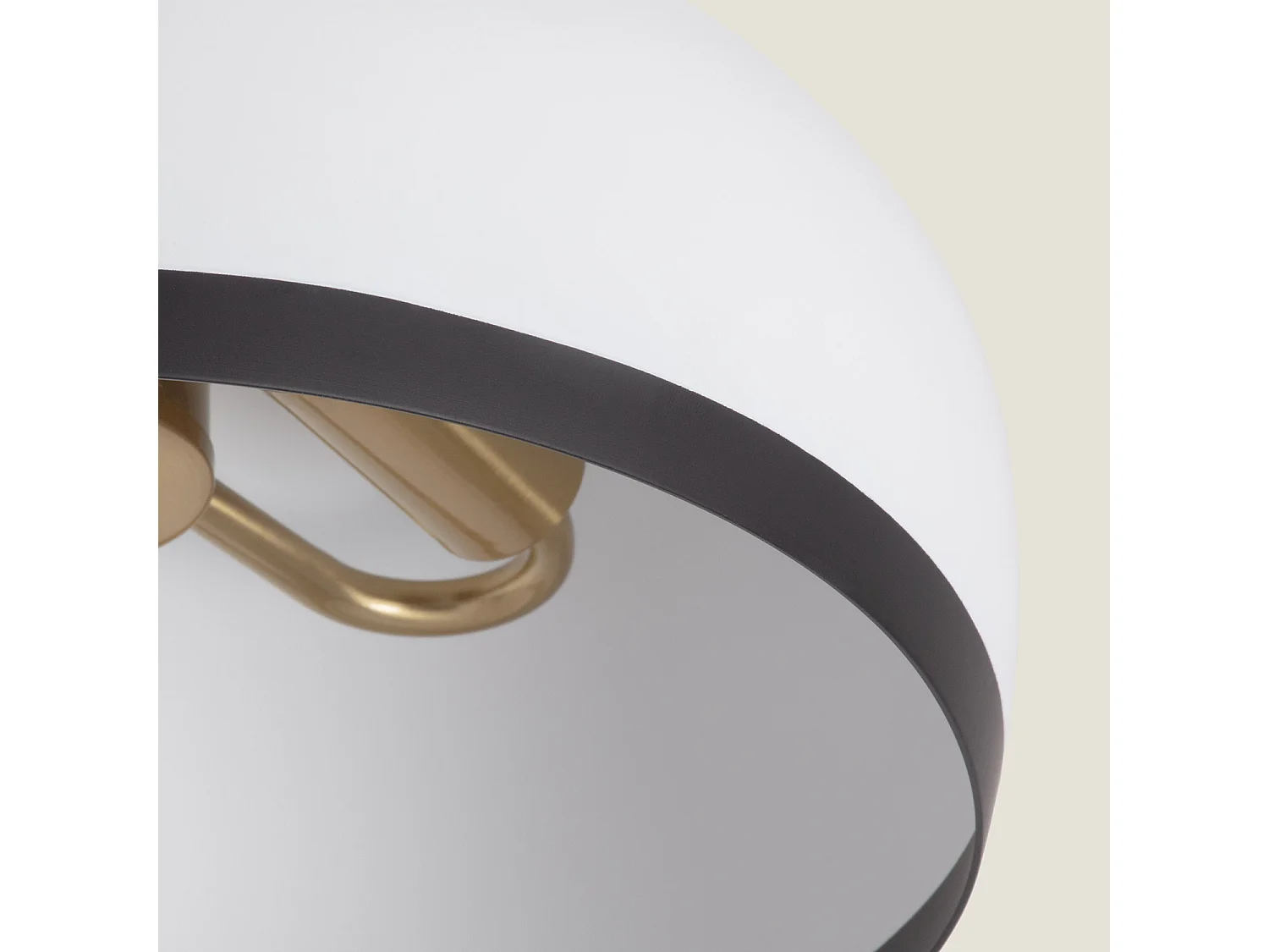 Plafonnier Rond Aluminium Ø300 mm Chandelier Blanc