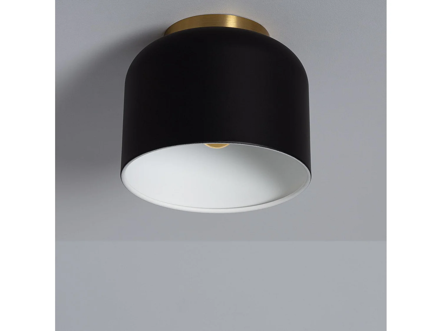 Plafonnier Aluminium Koloman Noir