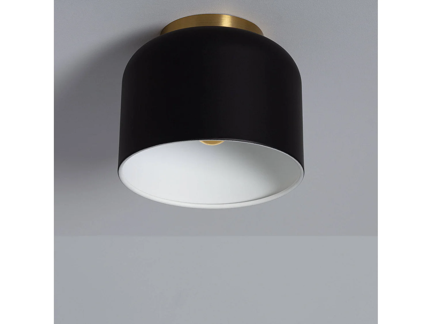 Plafonnier Aluminium Koloman Noir