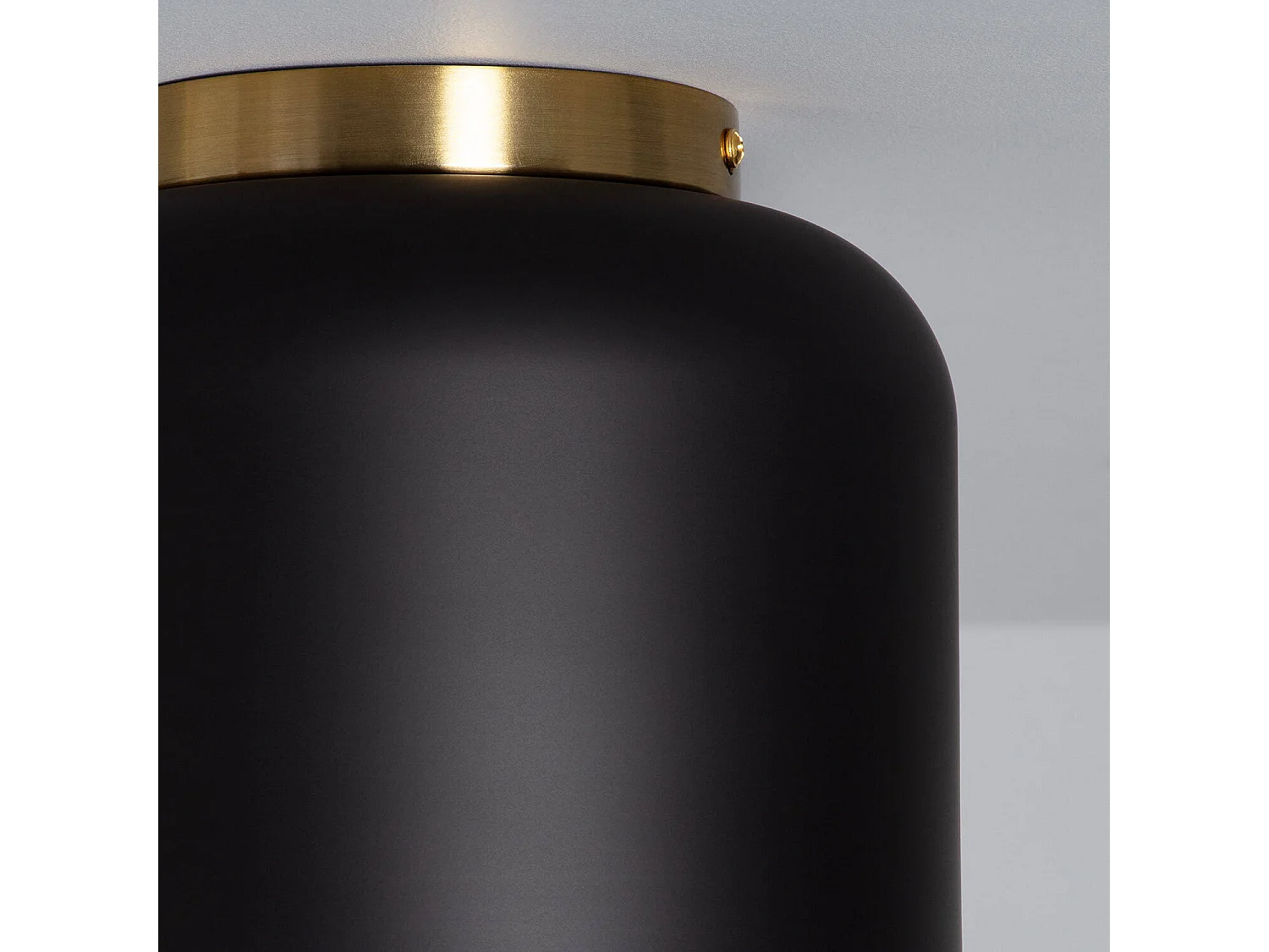 Plafonnier Aluminium Koloman Noir