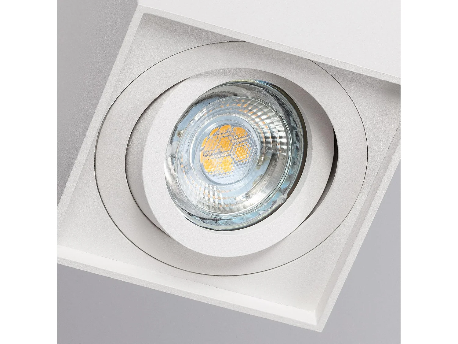 Applique da Soffitto Alluminio Jaspe Bianco Bianco