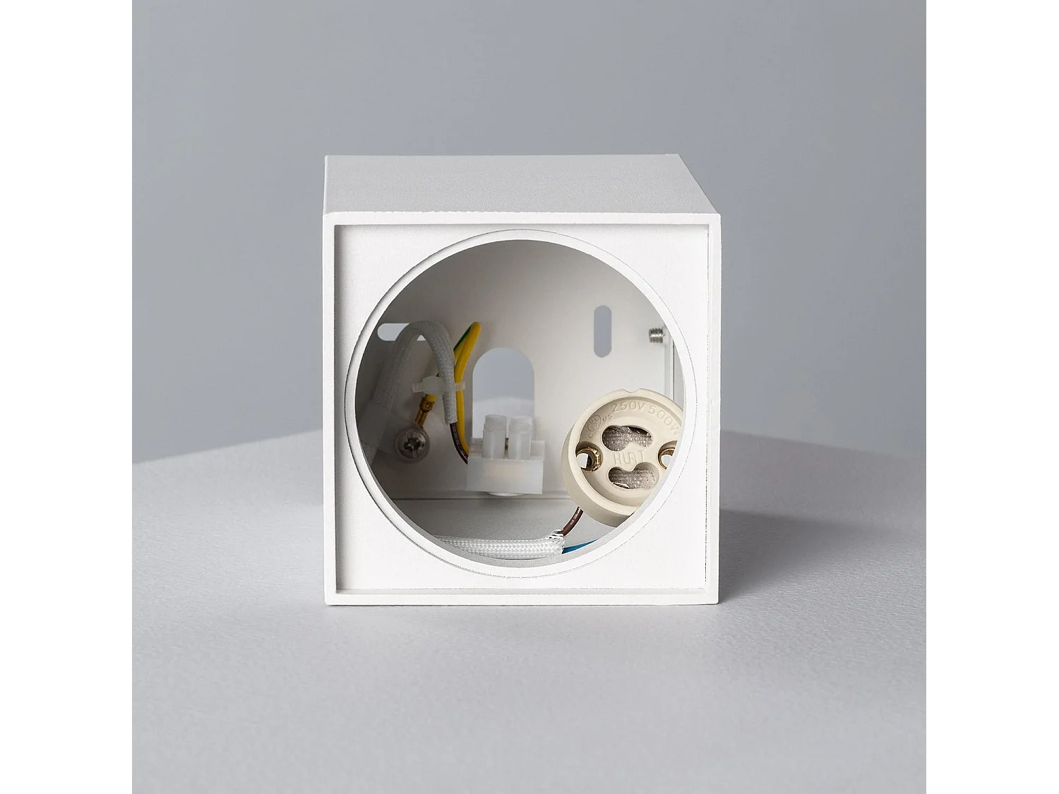 Applique da Soffitto Alluminio Jaspe Bianco Bianco