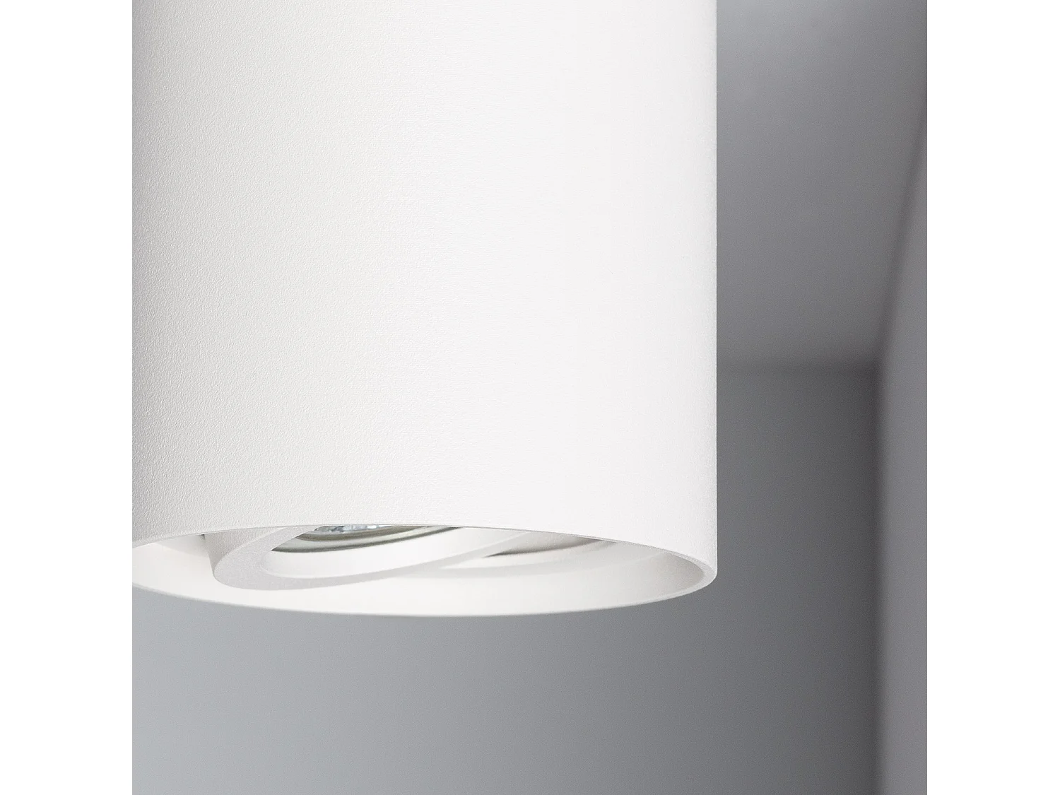 Plafonnier Aluminium Quartz Blanc Blanc