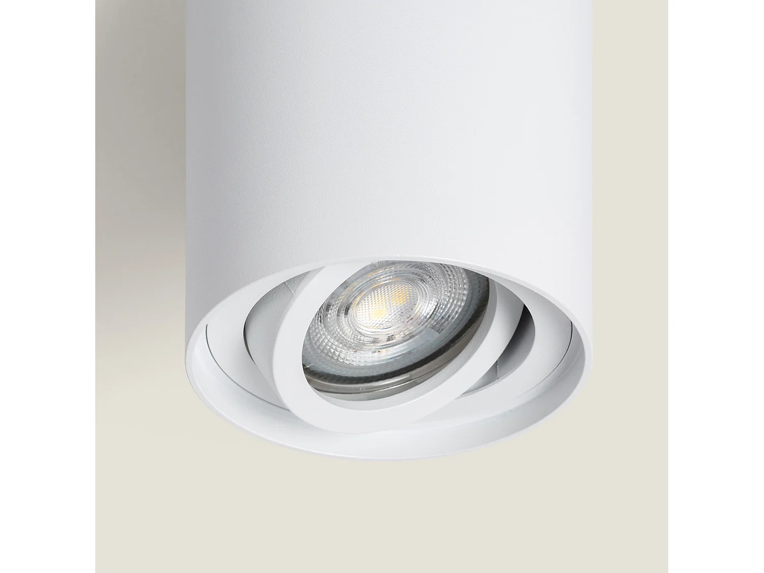 Plafonnier Aluminium Quartz Blanc Blanc