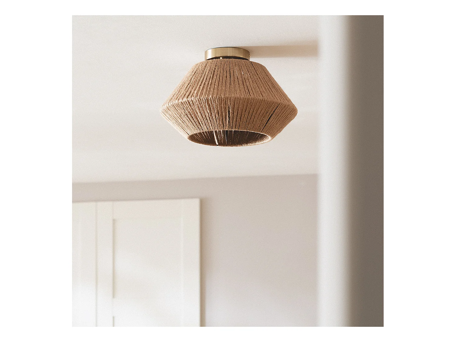 Plafonnier Corde Naturelle Moksha  Naturel