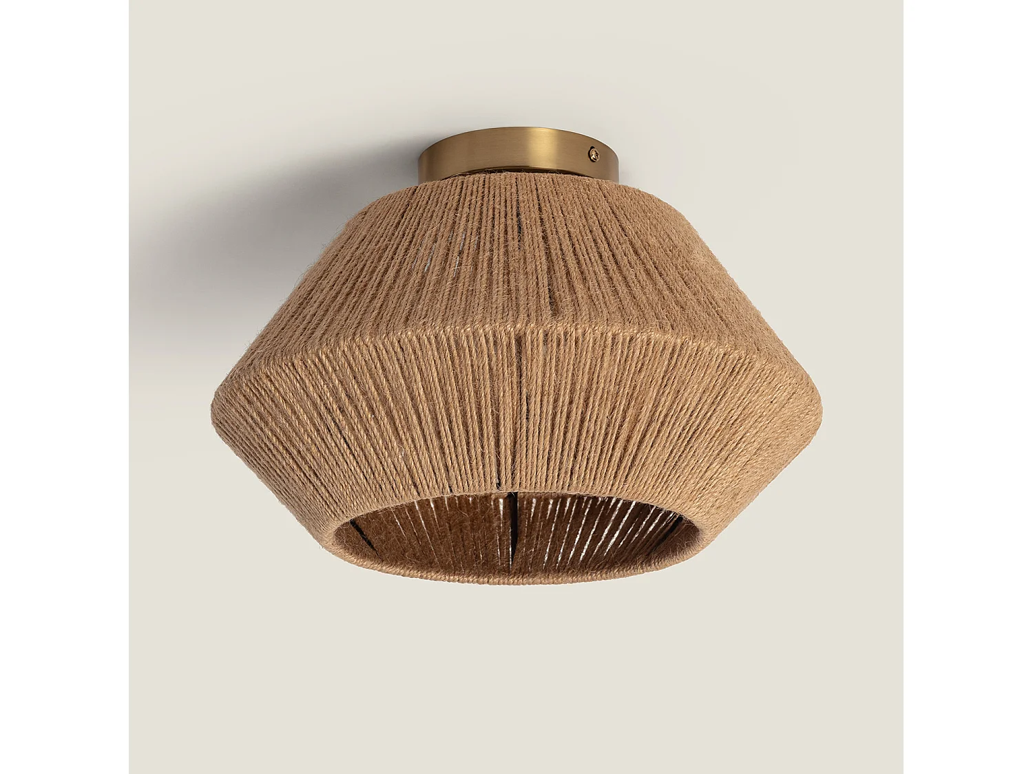 Lampada da Soffitto Corda Naturale Moksha Naturale