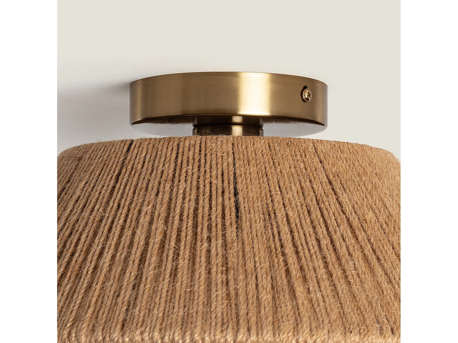 Lampada da Soffitto Corda Naturale Moksha Naturale