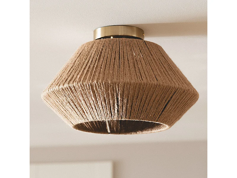 Plafonnier Corde Naturelle Moksha  Naturel