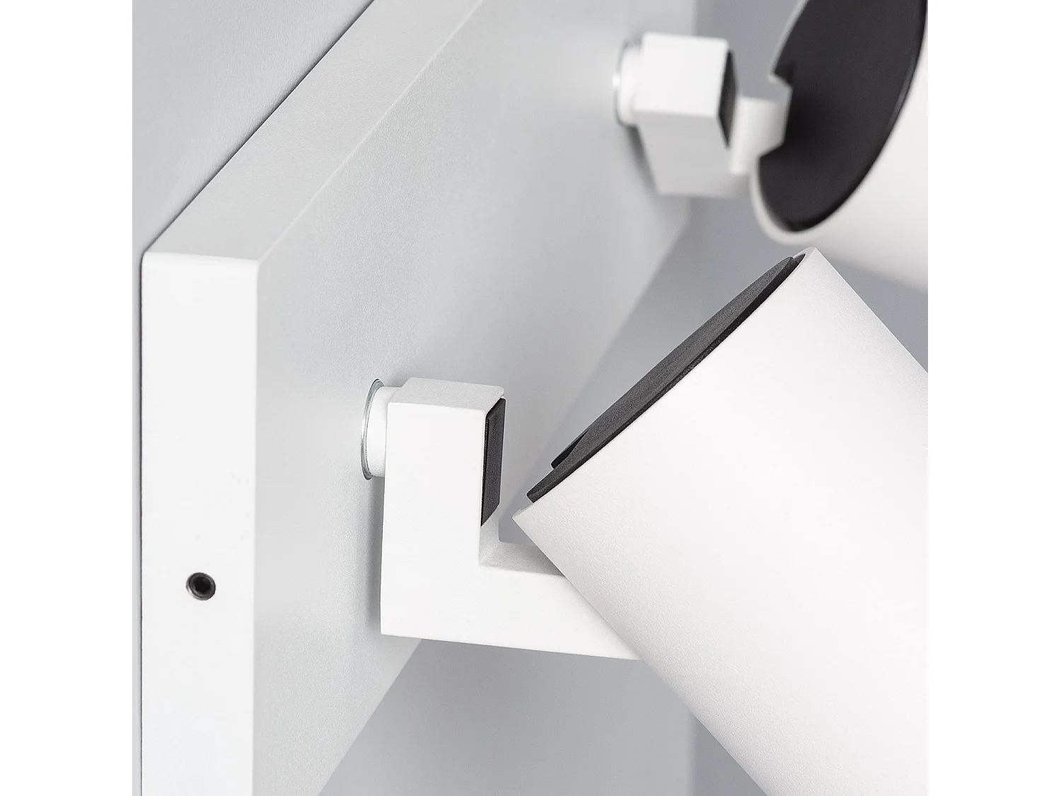 Spot à Douille Double en Saillie Orientable Aluminium Gylu à Ampoule GU10  Blanc