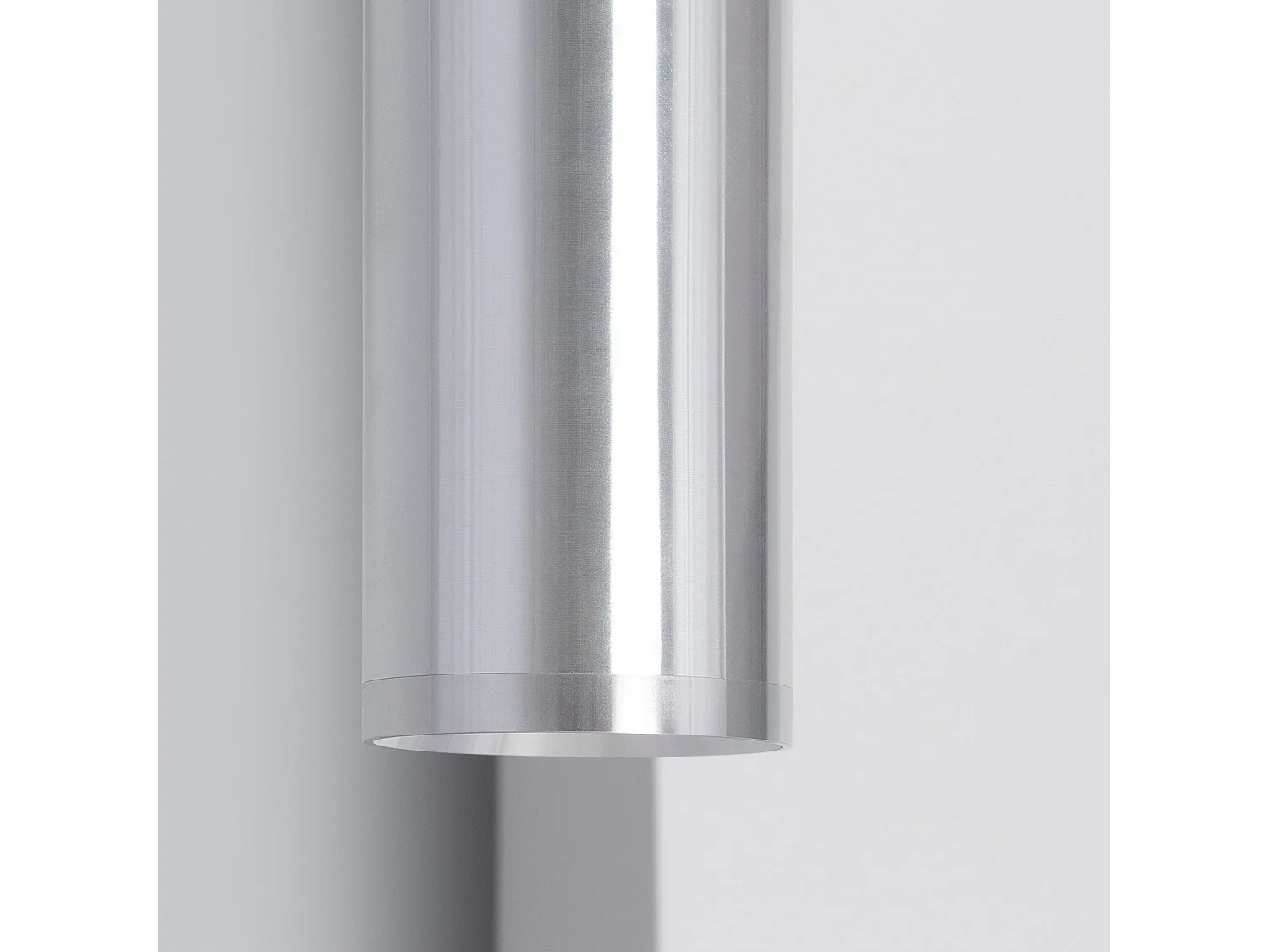 Spot à Douille Aluminium Quartz pour Ampoule GU10 Argent