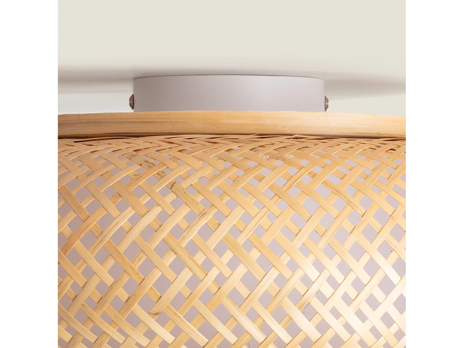 Plafonnier Bambou Sorolla Naturel