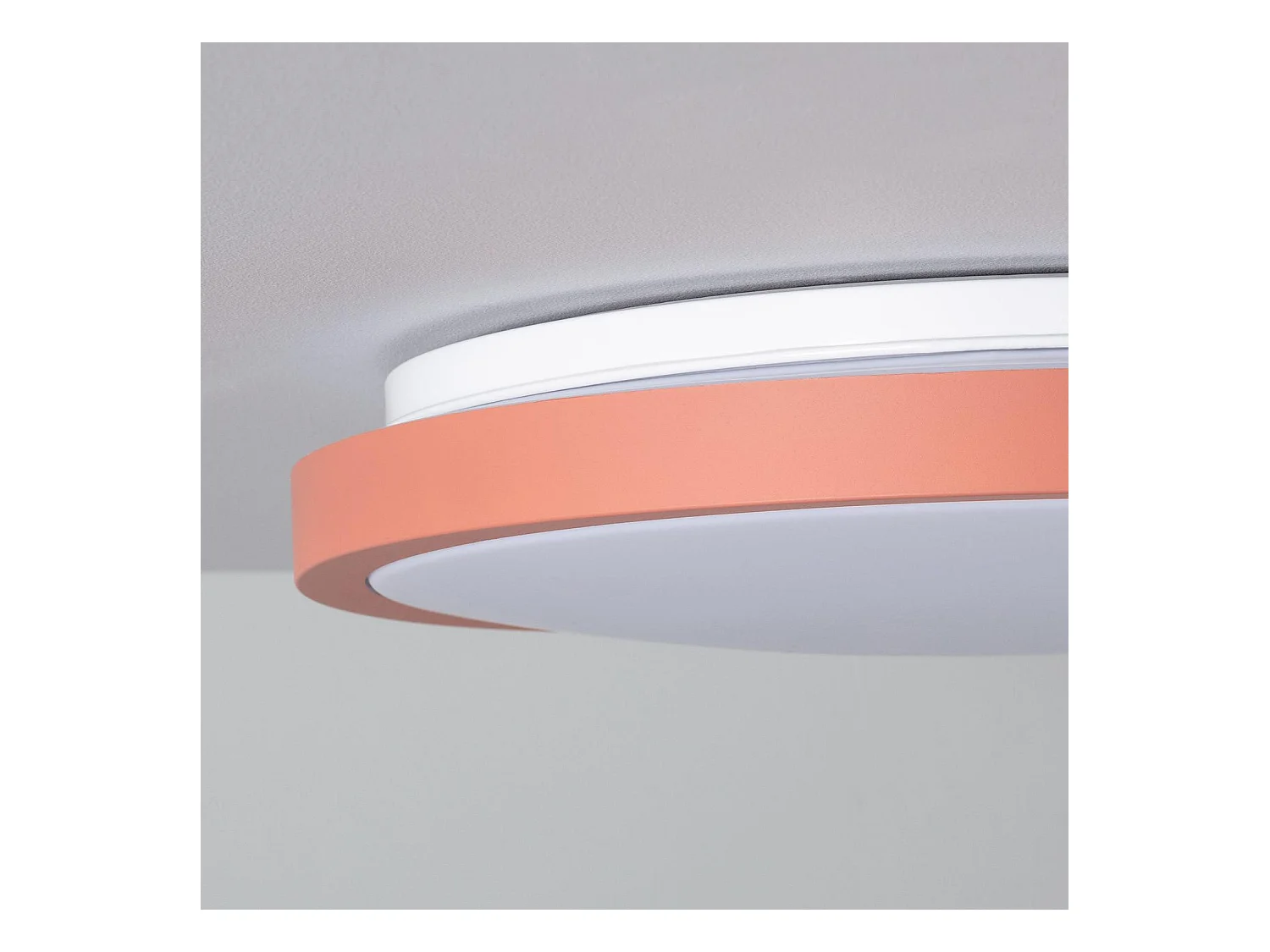 Plafoniera LED 19W Circolare Ø400 mm CCT Selezionabile Faina Rosa