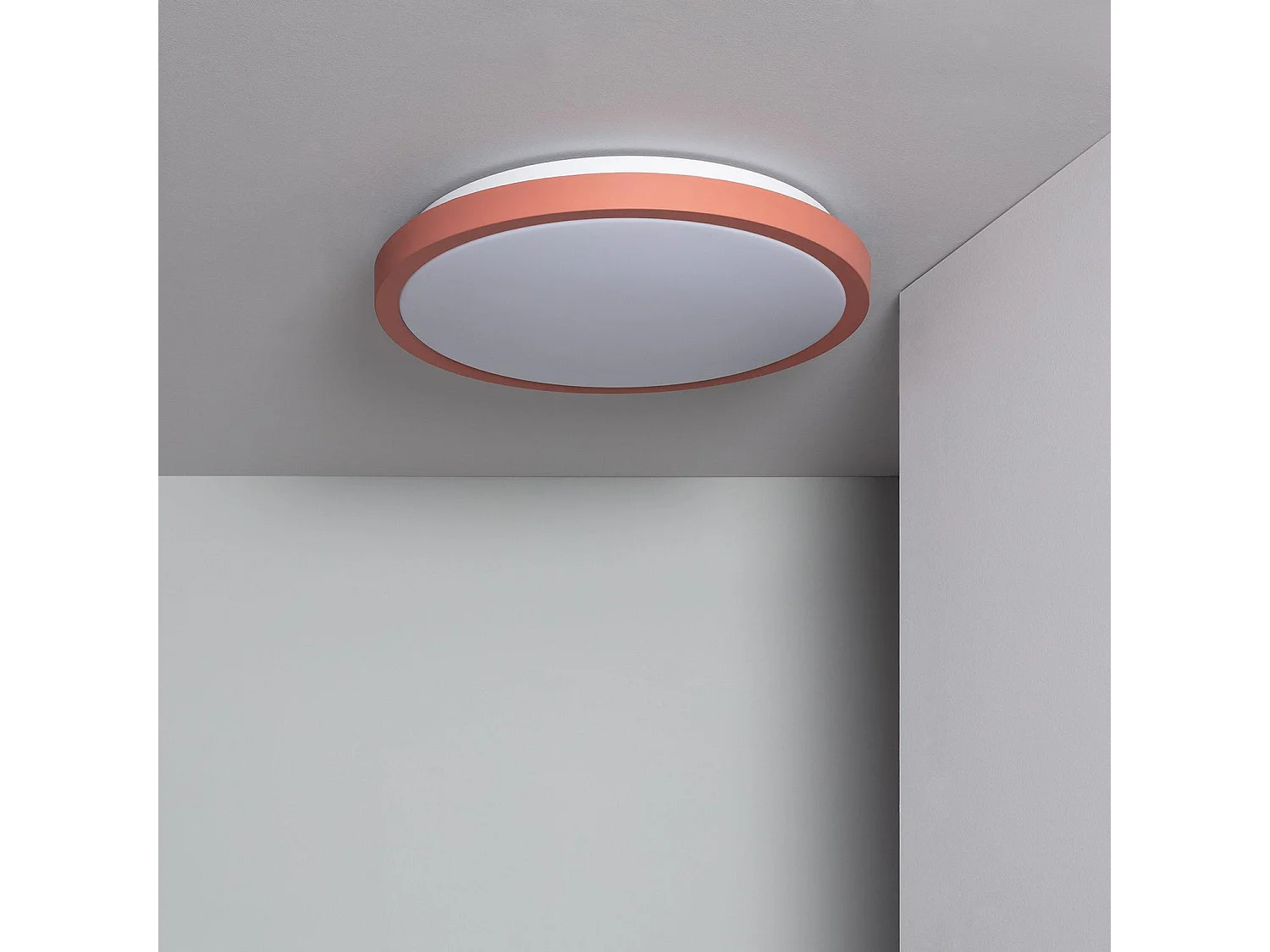 Plafón LED 19W Circular Ø400 mm CCT Seleccionable Faina Rosa