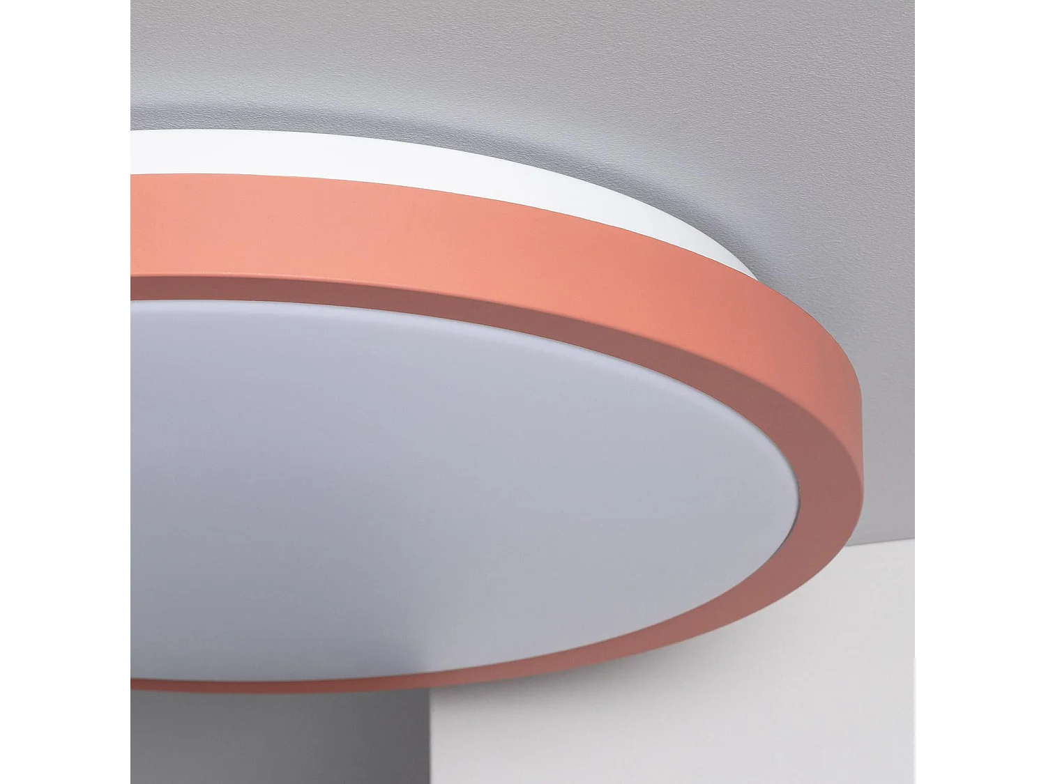 Plafón LED 19W Circular Ø400 mm CCT Seleccionable Faina Rosa