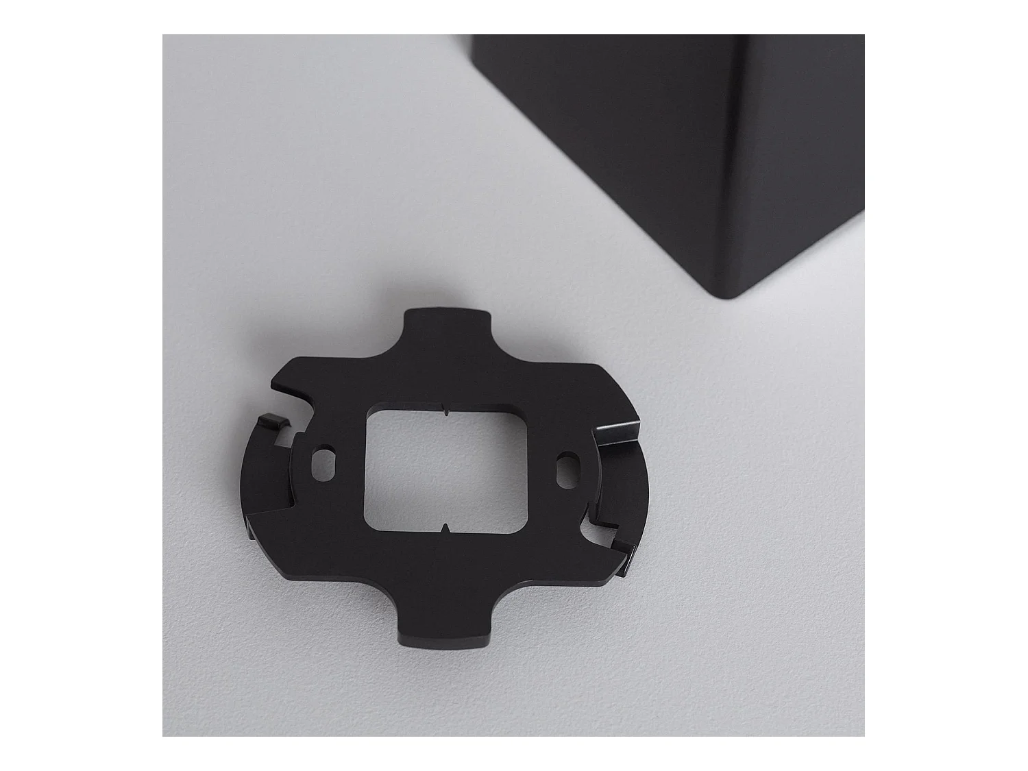 Aplique de Techo Cuadrado Space Negro