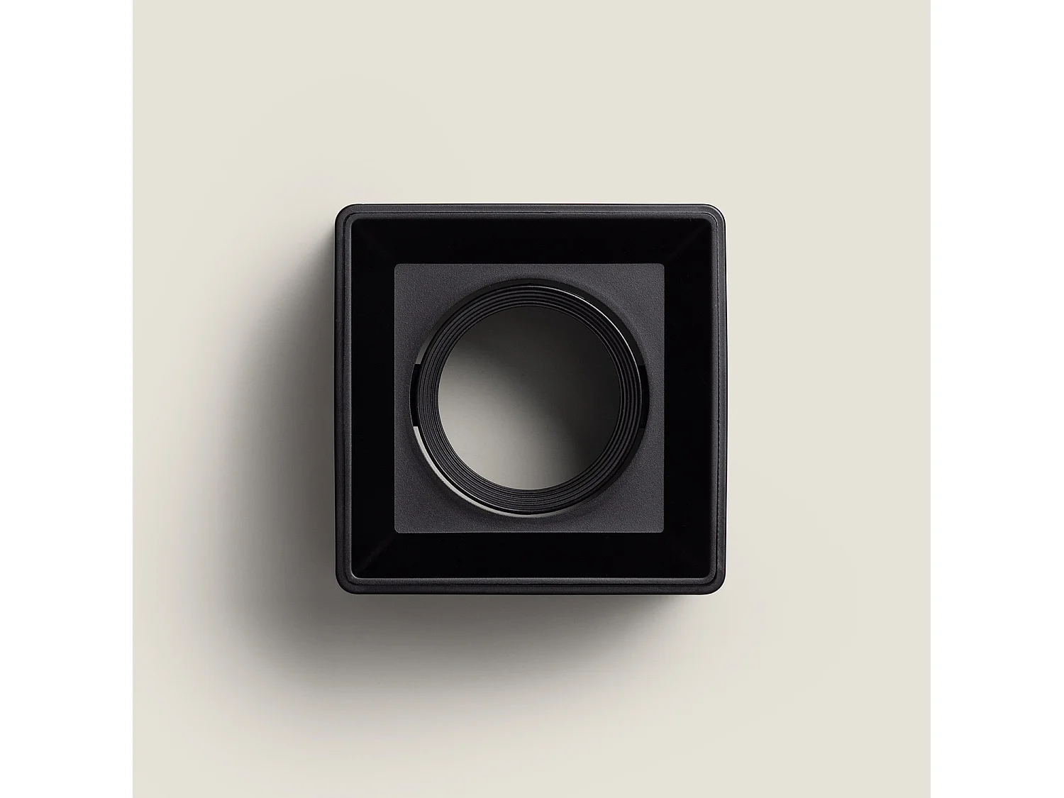 Applique da Soffitto Quadrato Space Nero