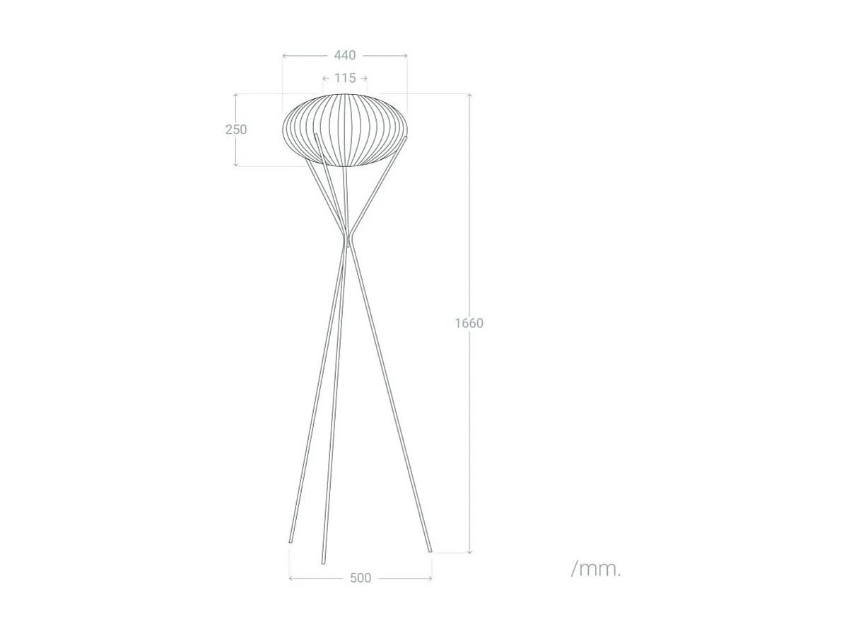 Lampadaire Ronax Naturel