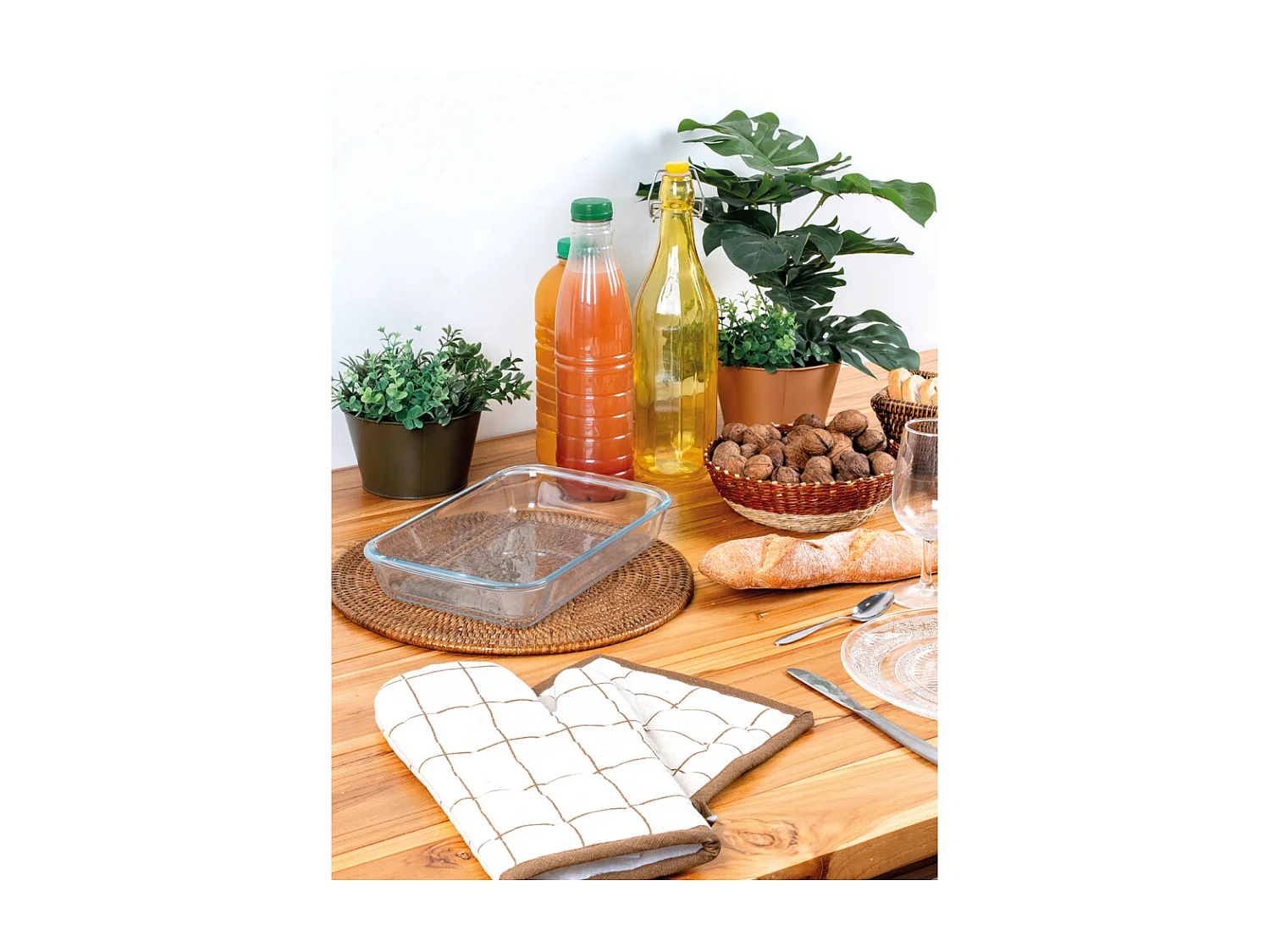 Dessous de plat en rotin antique