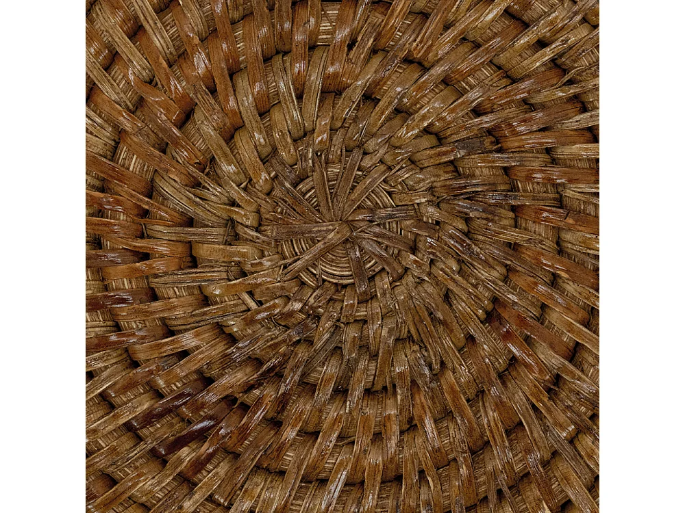 Dessous de plat en rotin antique