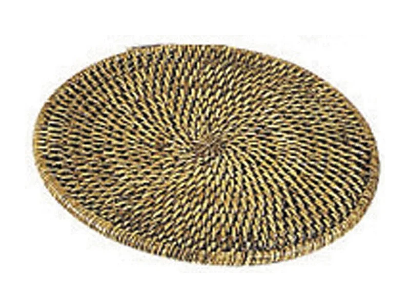 Dessous de plat en rotin antique