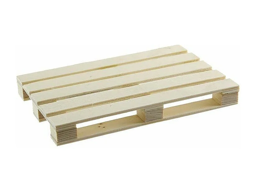 Dessous de verre 8 palettes en bois (Lot de 2)