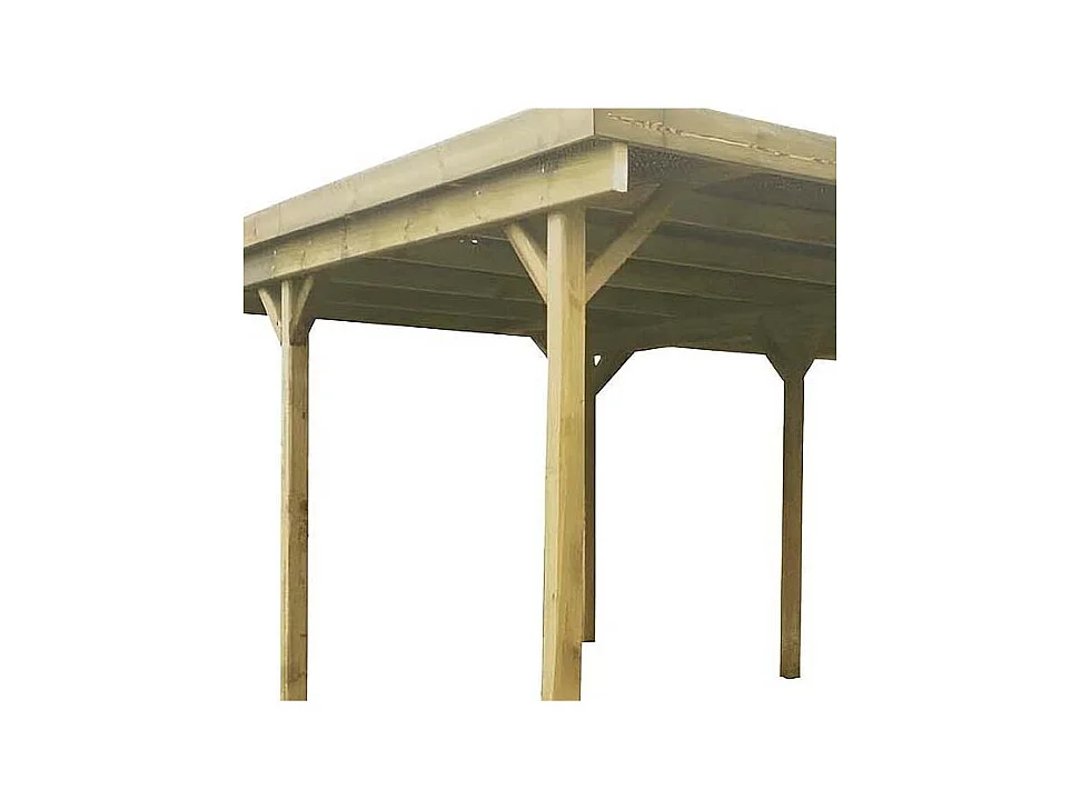 Carport en bois 2 emplacements 6x5 m Basic